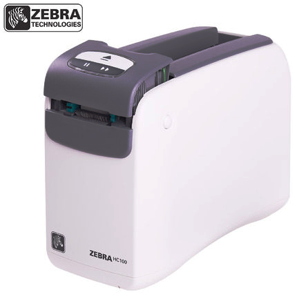 斑马zebra HC100医疗专用腕带打印机条码打印机